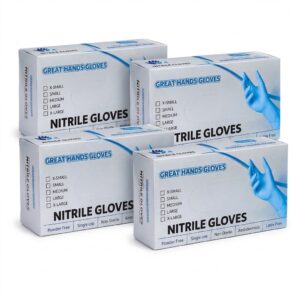 Great Hands Nitrile Gloves (4 Boxes)
