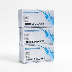 Great Hands Nitrile Gloves (3 Boxes)